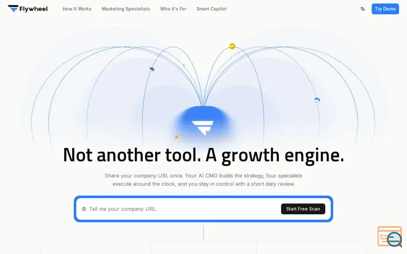 Screenshot of Flywheel