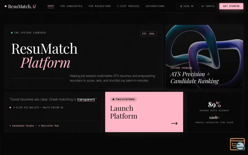 Screenshot of ResuMatch