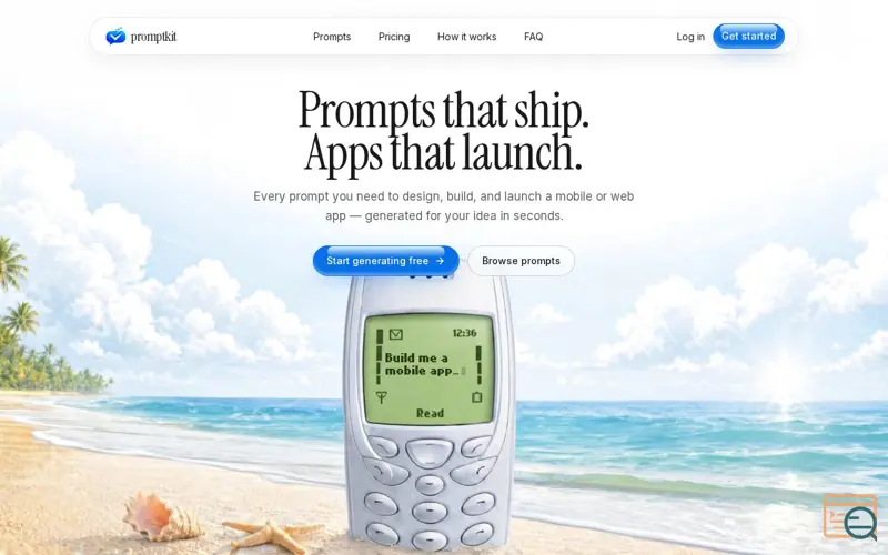 Screenshot of Promptkit
