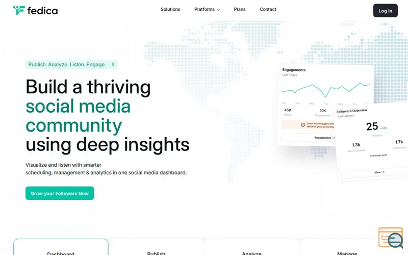 Screenshot of Fedica 2.0