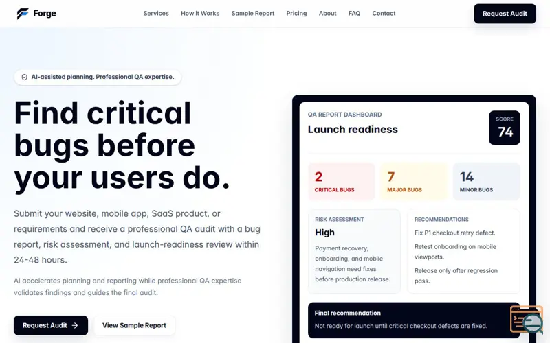 Screenshot of Forge