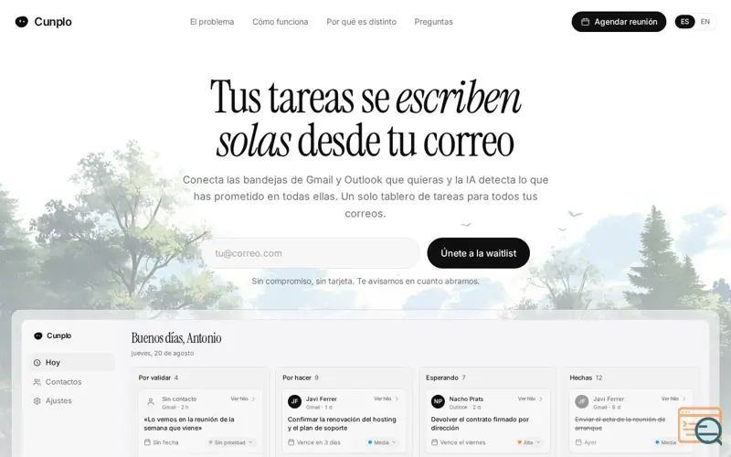 Screenshot of Cunplo