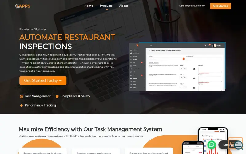 Screenshot of TMSPro