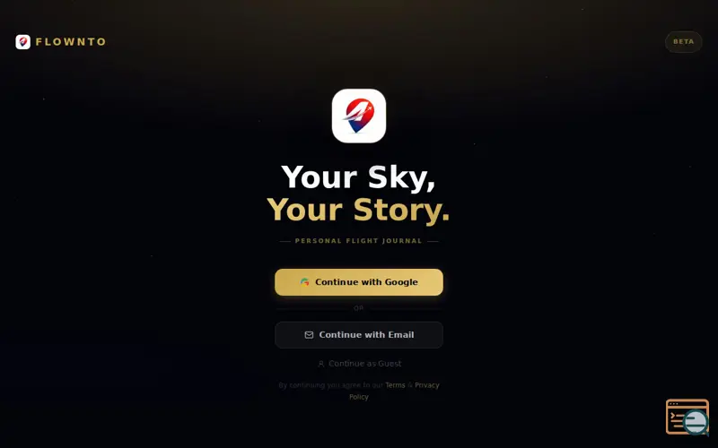Screenshot of Flownto