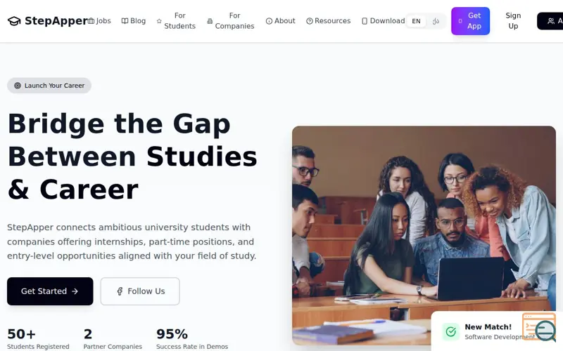 Screenshot of Stepapper