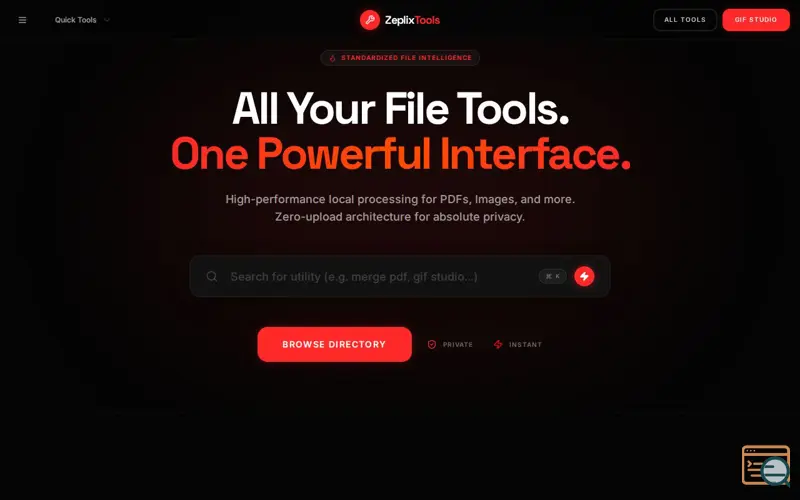 Screenshot of ZeplixTools