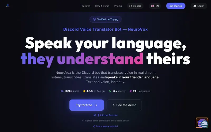 Screenshot of NeuroVox