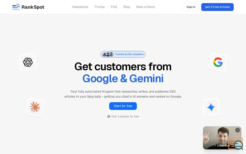 Screenshot of RankSpot