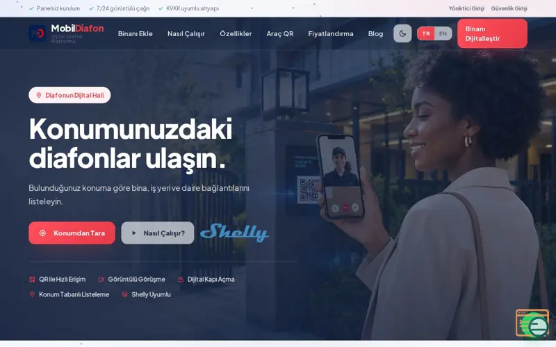 Screenshot of MobilDiafon