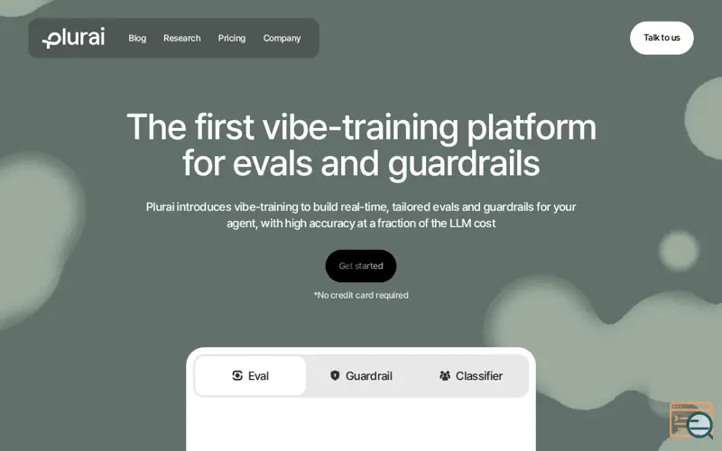 Screenshot of Plurai