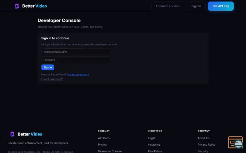 Screenshot of BetterVideo