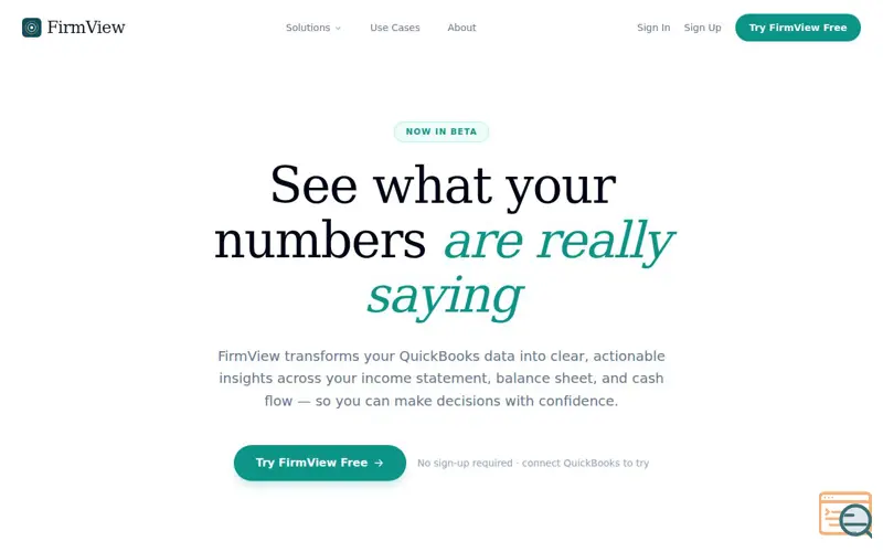 Screenshot of FirmView