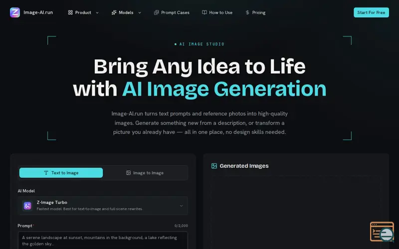 Screenshot of Image-AI.run