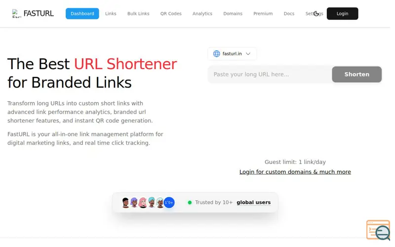 Screenshot of Fasturl