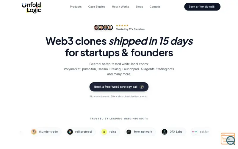 Screenshot of Unfold Logic