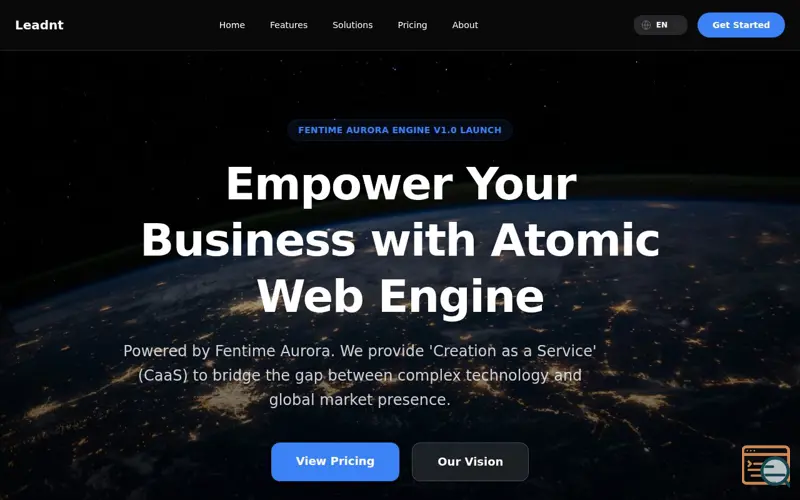 Screenshot of Fentime Aurora