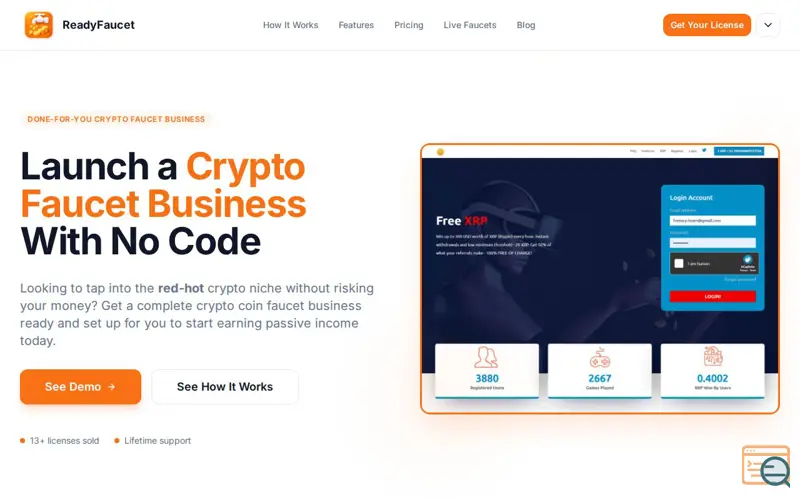Screenshot of Readyfaucet