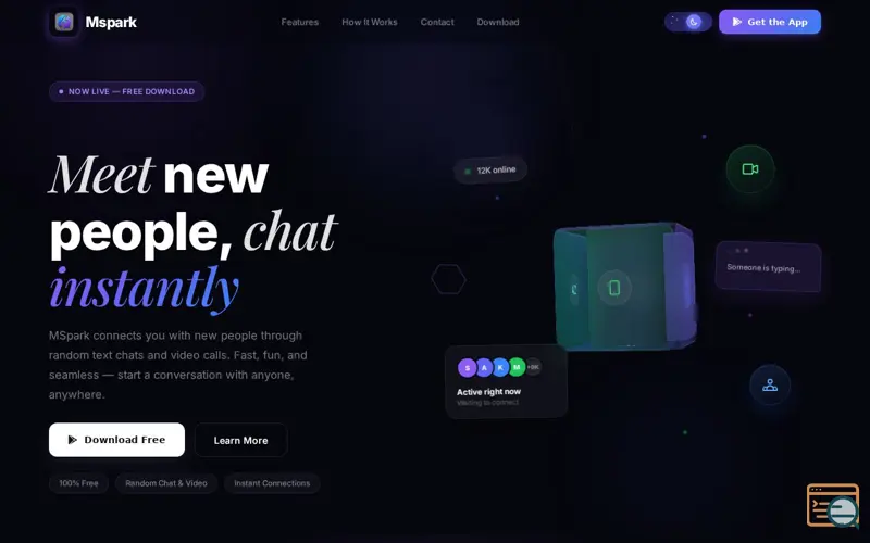 Screenshot of MSpark