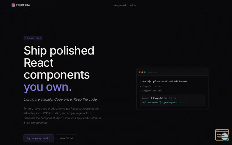 Screenshot of FORGE.labs