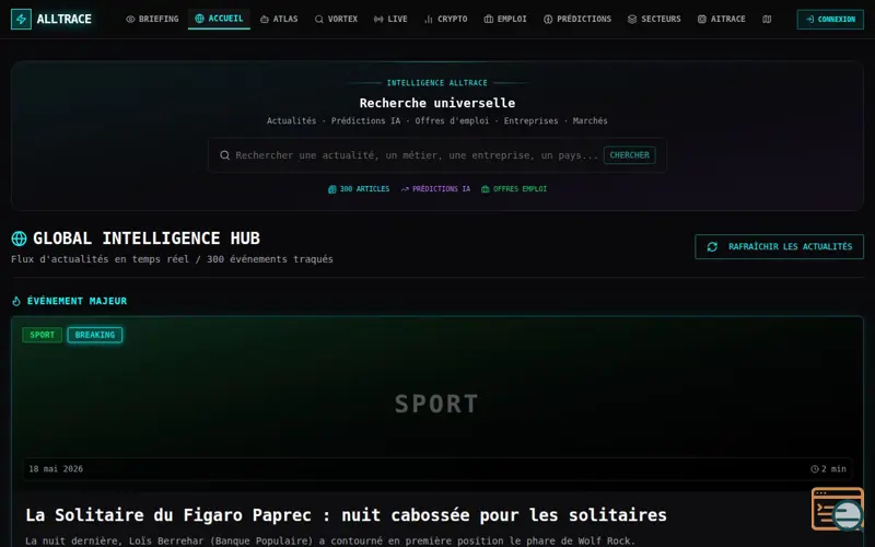 Screenshot of Alltrace