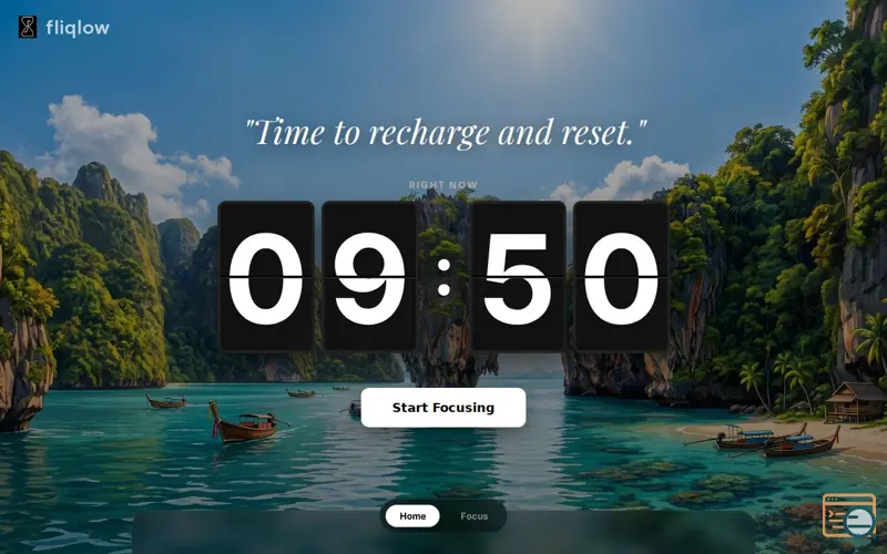 Screenshot of Fliqlow