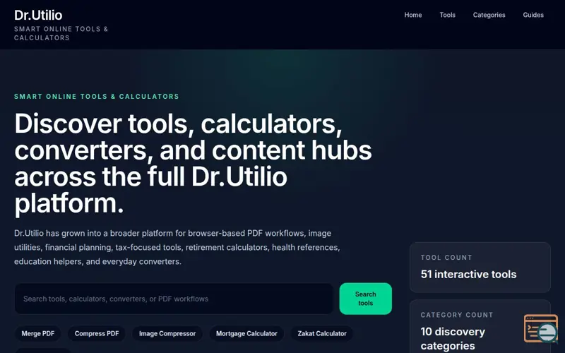 Screenshot of Dr.Utilio