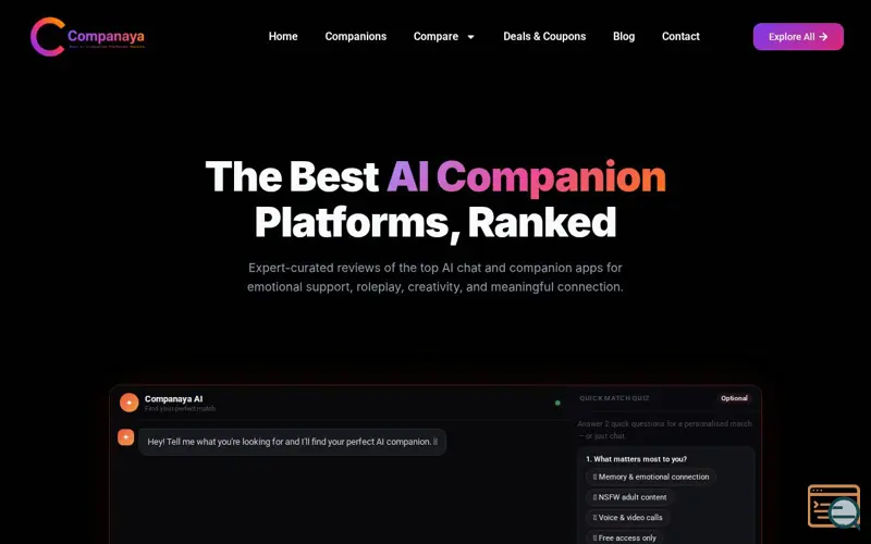 Screenshot of Companaya
