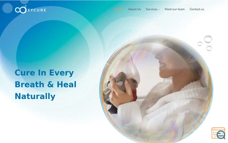 Screenshot of Oxycure Technologies