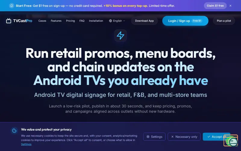 Screenshot of TVCast Pro