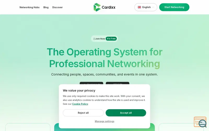 Screenshot of Cardixx