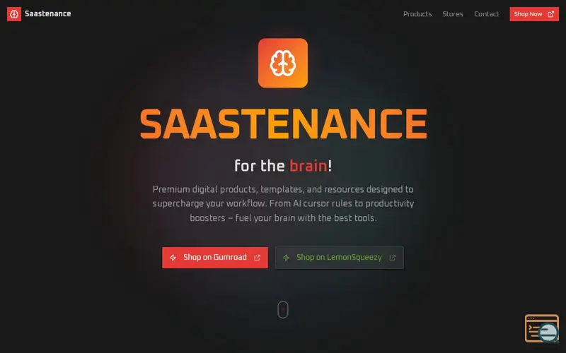 Screenshot of Saastenance