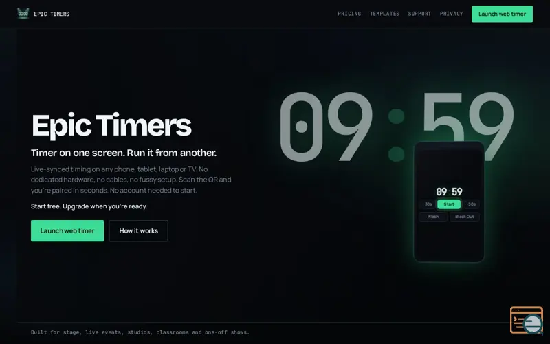 Screenshot of Epic Timers