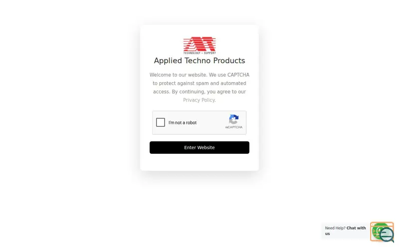 Screenshot of Applied Techno Products