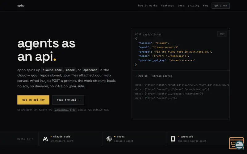 Screenshot of Epho