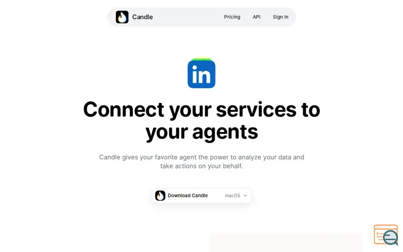 Screenshot of Candle