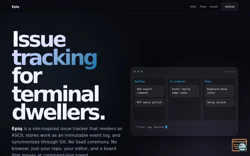 Screenshot of Epiq