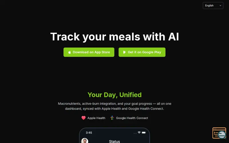 Screenshot of MyDuoFit