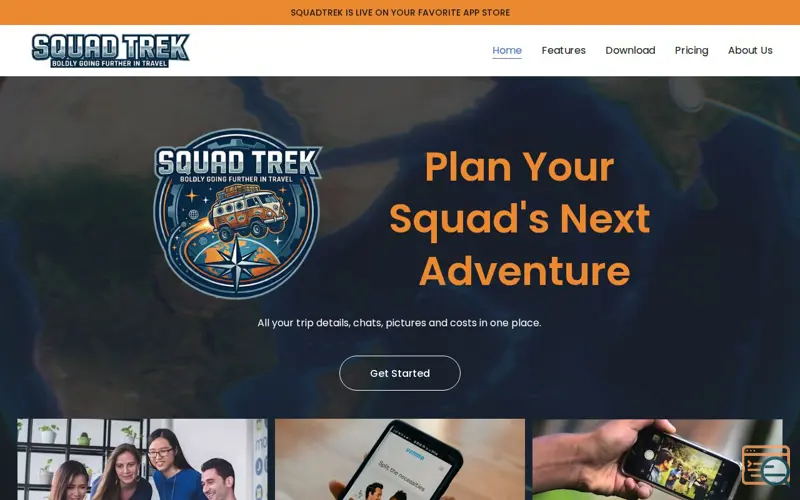 Screenshot of SquadTrek