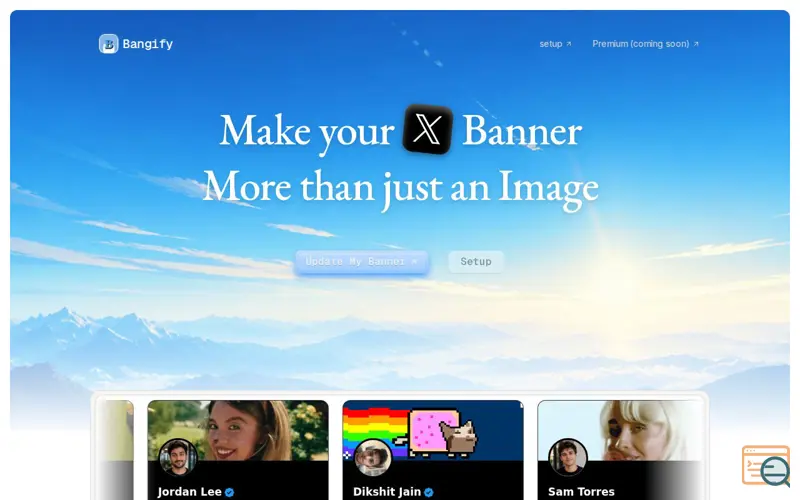 Screenshot of Bangify