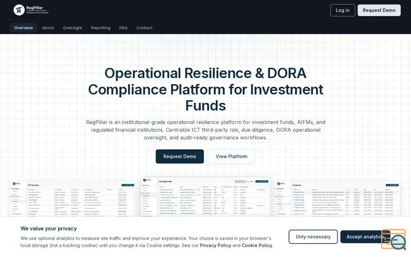 Screenshot of RegPillar