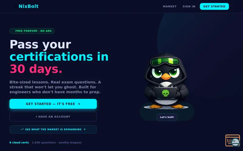 Screenshot of NixBolt