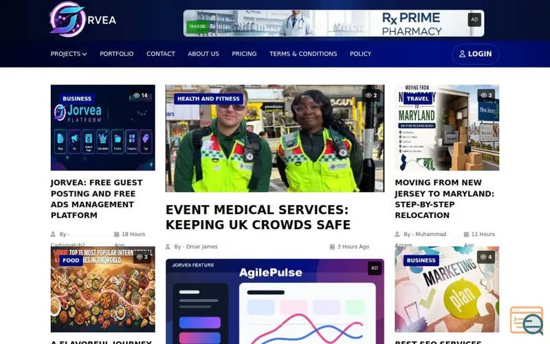 Screenshot of Jorvea