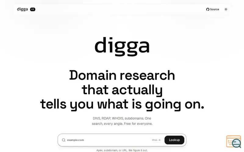 Screenshot of Digga