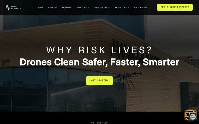 Screenshot of Hank Robotics