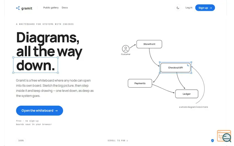Screenshot of Gramit