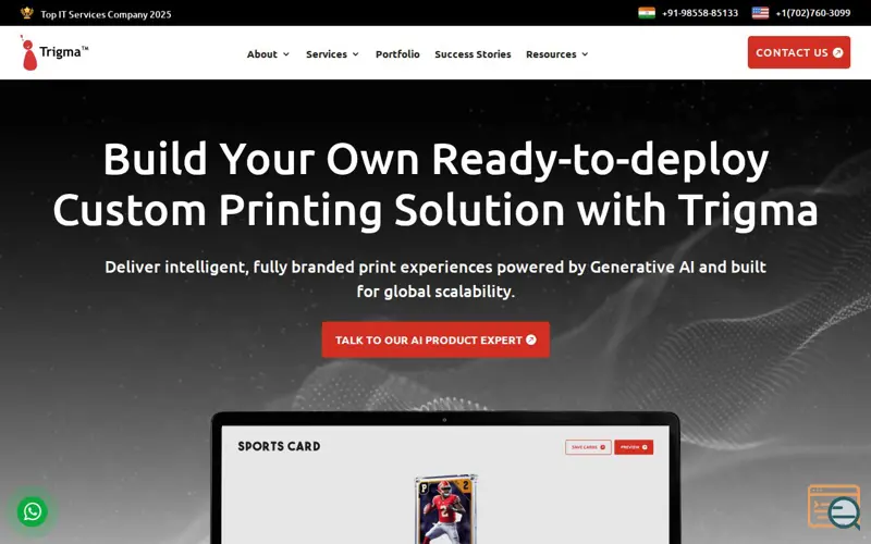 Screenshot of TrulyCard AI, a launch using WP Cloud Email