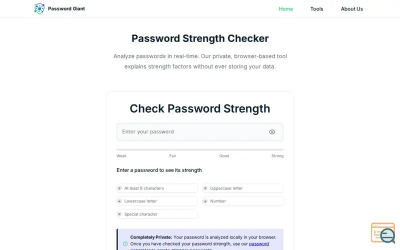 Screenshot of Password Giant: Pro Security Tool Suite