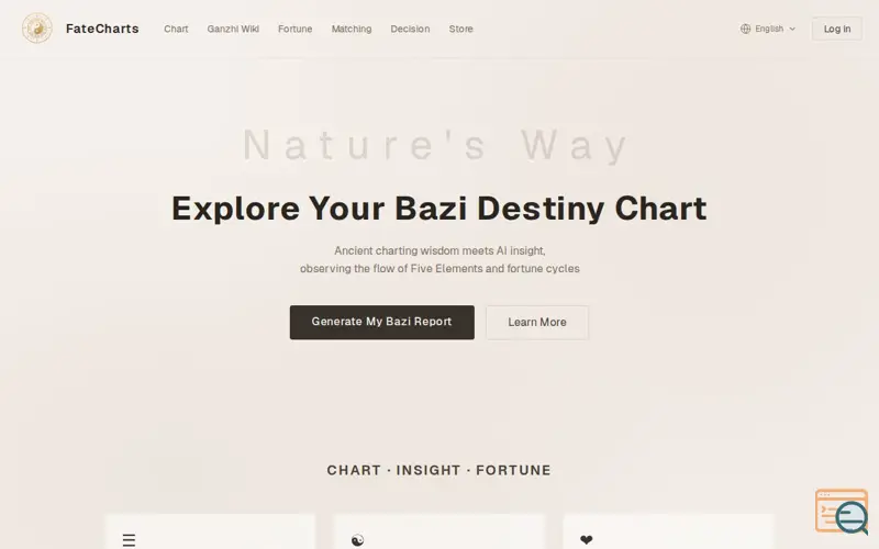 Screenshot of FateCharts