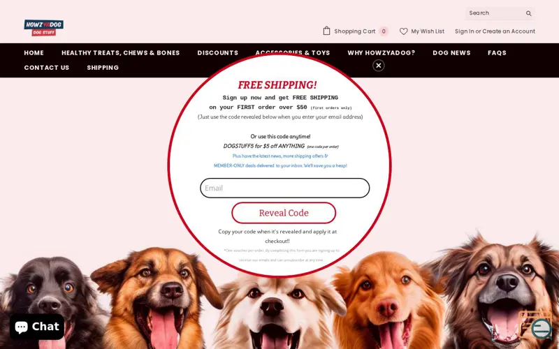 Screenshot of Howz Ya Dog Stuff