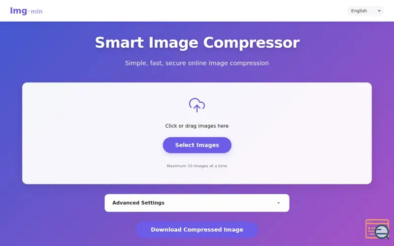 Screenshot of ImgMin